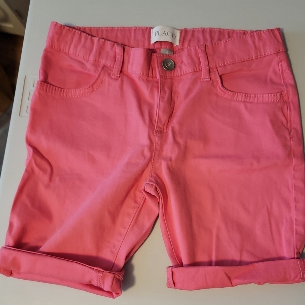 Girl's size 6+ plus pink bermuda shorts